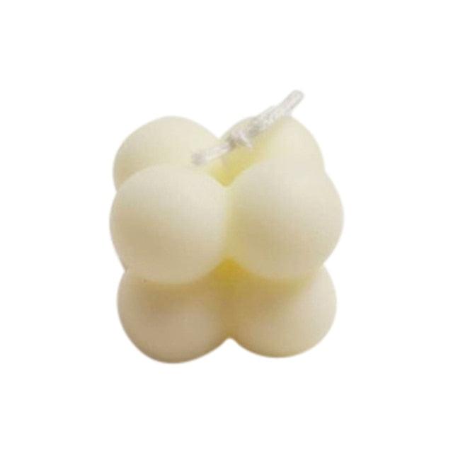 1pc Cube Wax Geometry Candle Soy Wax Candles Beautiful Art Candle Present Statue Scented Candles Decoration for Wedding Home Decor Candle Shaped Candles Wax Smokeless Oil Aromatherapy Candle For Christmas Wedding Home Decor