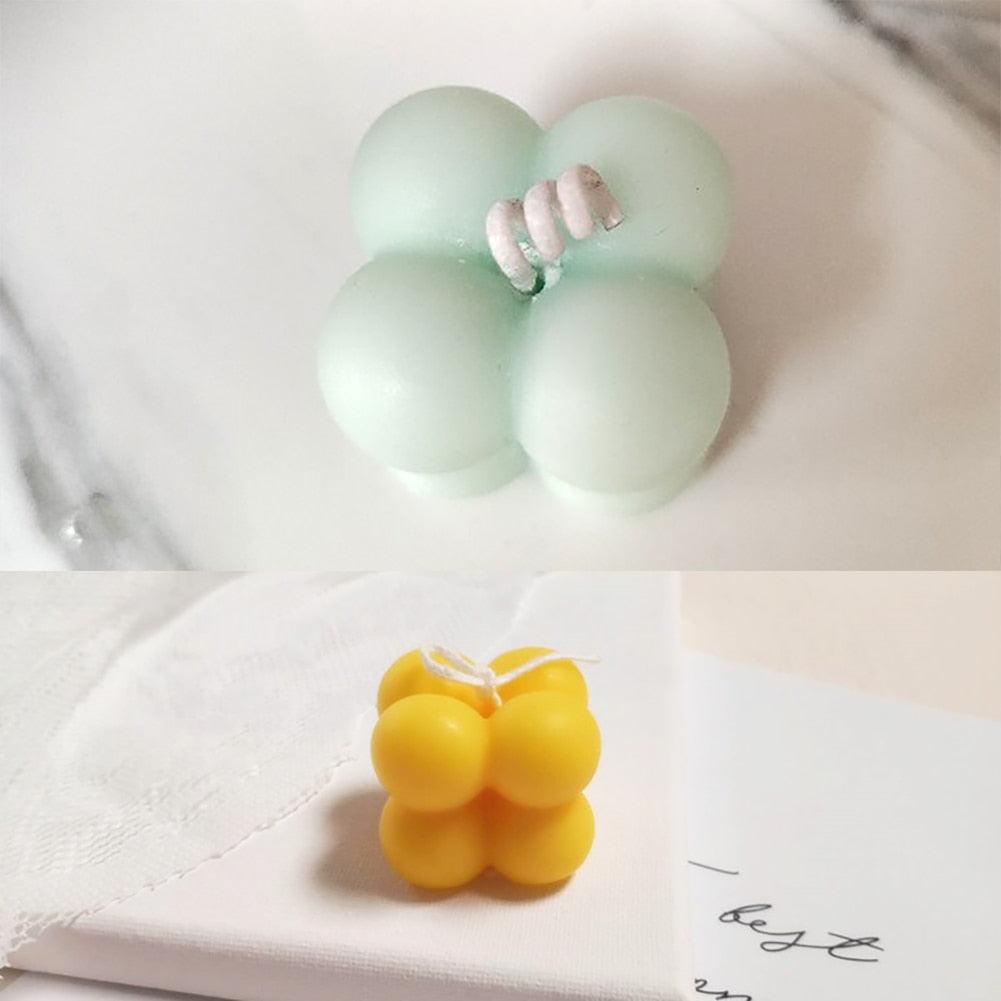 1pc Cube Wax Geometry Candle Soy Wax Candles Beautiful Art Candle Present Statue Scented Candles Decoration for Wedding Home Decor Candle Shaped Candles Wax Smokeless Oil Aromatherapy Candle For Christmas Wedding Home Decor