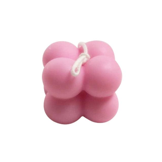 1pc Cube Wax Geometry Candle Soy Wax Candles Beautiful Art Candle Present Statue Scented Candles Decoration for Wedding Home Decor Candle Shaped Candles Wax Smokeless Oil Aromatherapy Candle For Christmas Wedding Home Decor