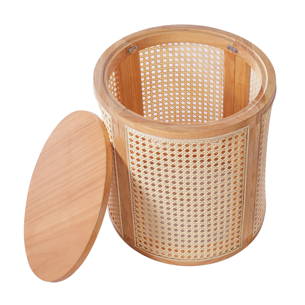 Rubber Solid Wood Side Table