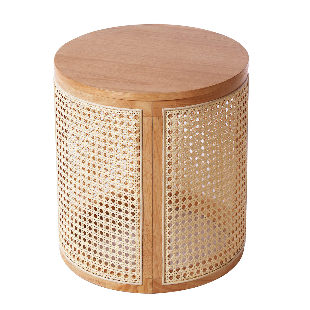 Rubber Solid Wood Side Table
