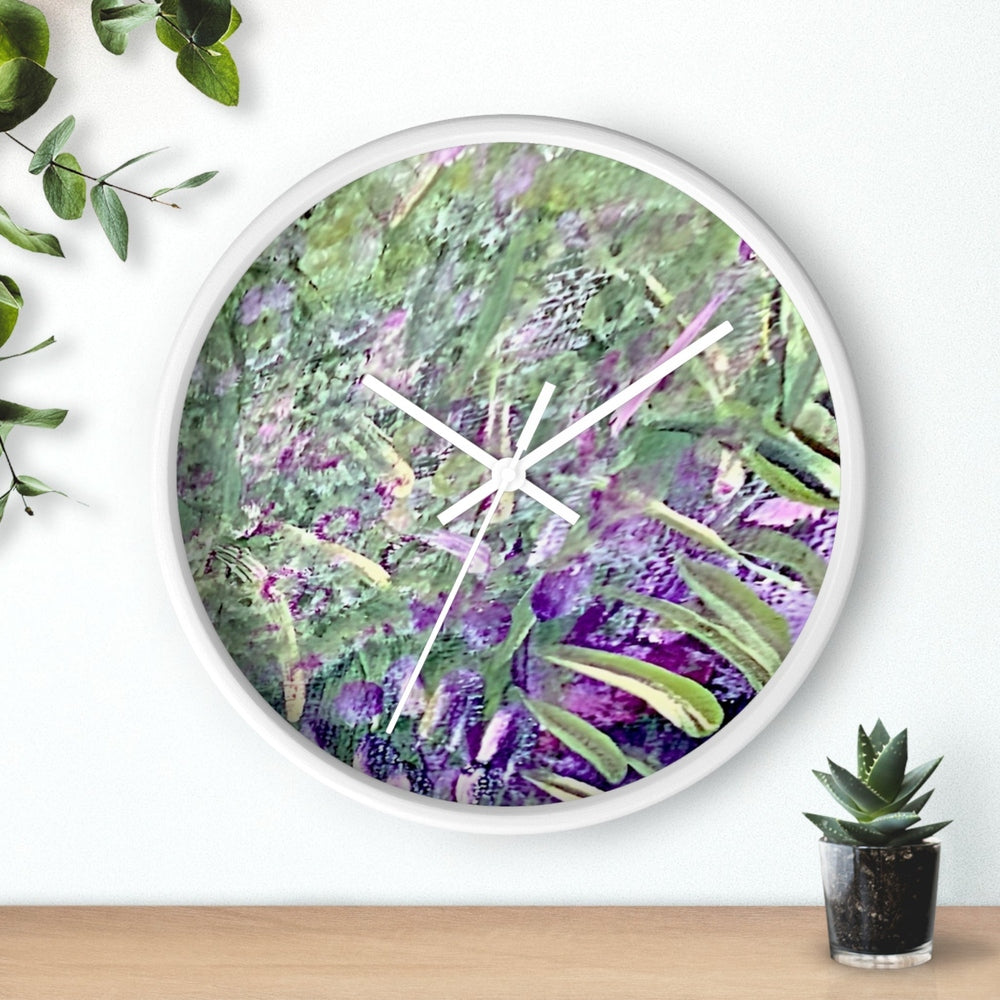 Wildflower Wall Clock