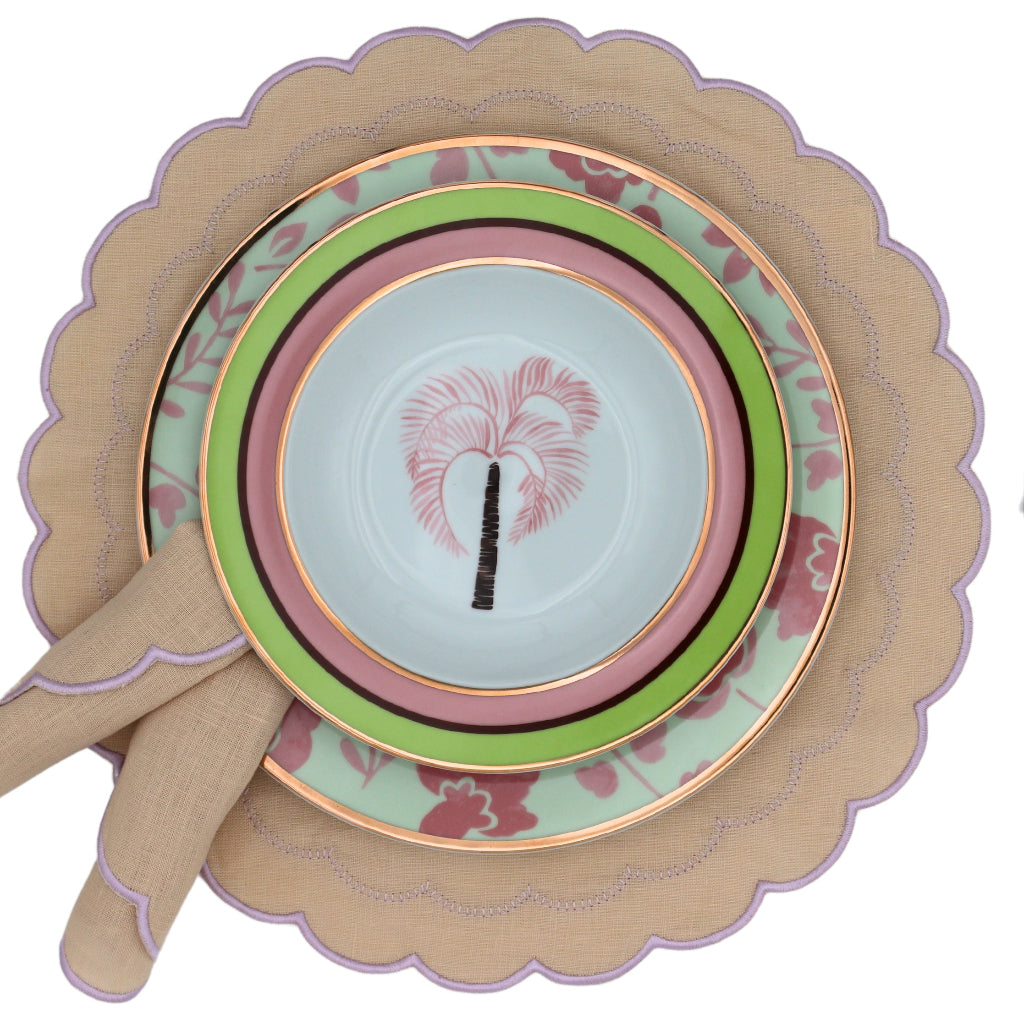 Blush Buttercream Linen Napkins – Set of 4