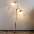 Calla Flower Floor Lamp Matte Green