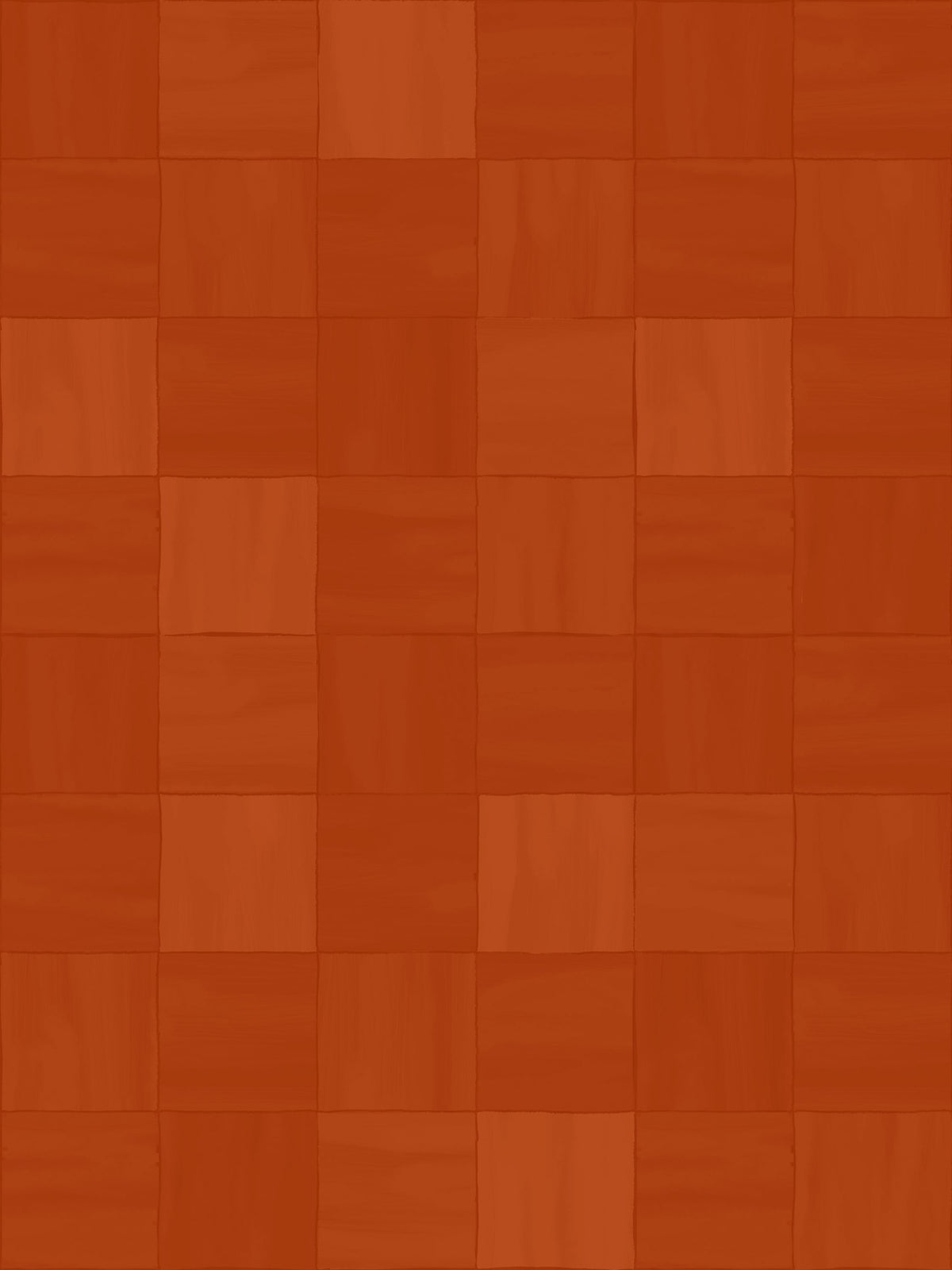 Zellige Wallpaper, rust