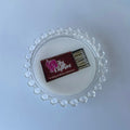Pink Elephant Matches Trinket Dish