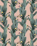 Los Cactus Wallpaper, pink