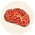 Tomato Toast Dish