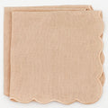 Vanilla Swirl Linen Napkins – Set of 4