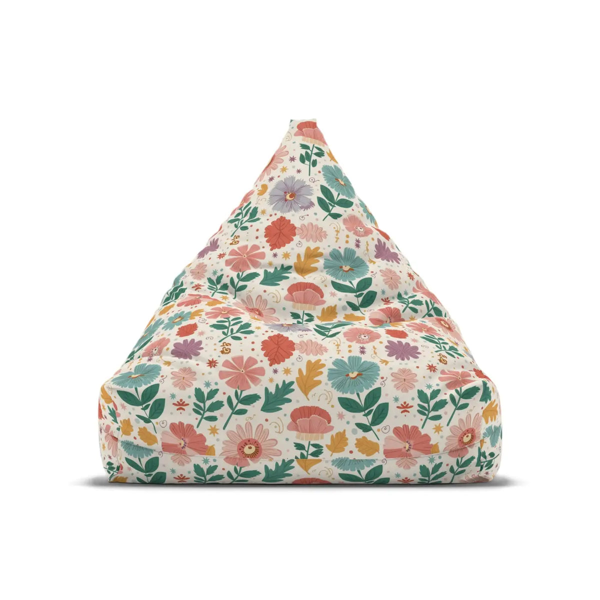 DipaliZ Floral Bean Bag Covers Durable Polyester Fabric
