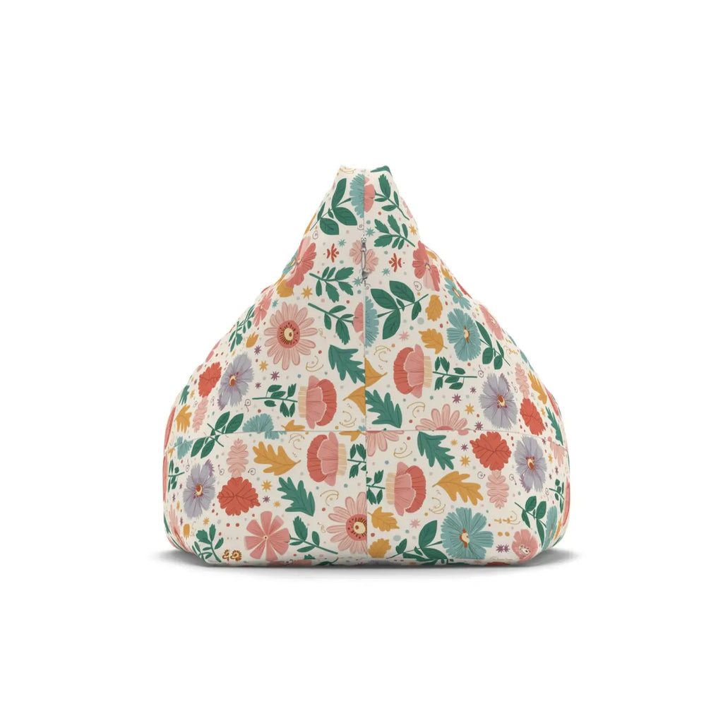 DipaliZ Floral Bean Bag Covers Durable Polyester Fabric