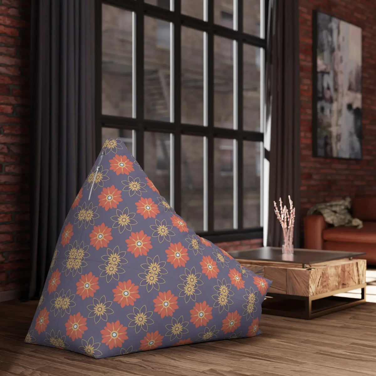 DipaliZ Floral Bean Bag Cozy Covers - Premium Polyester