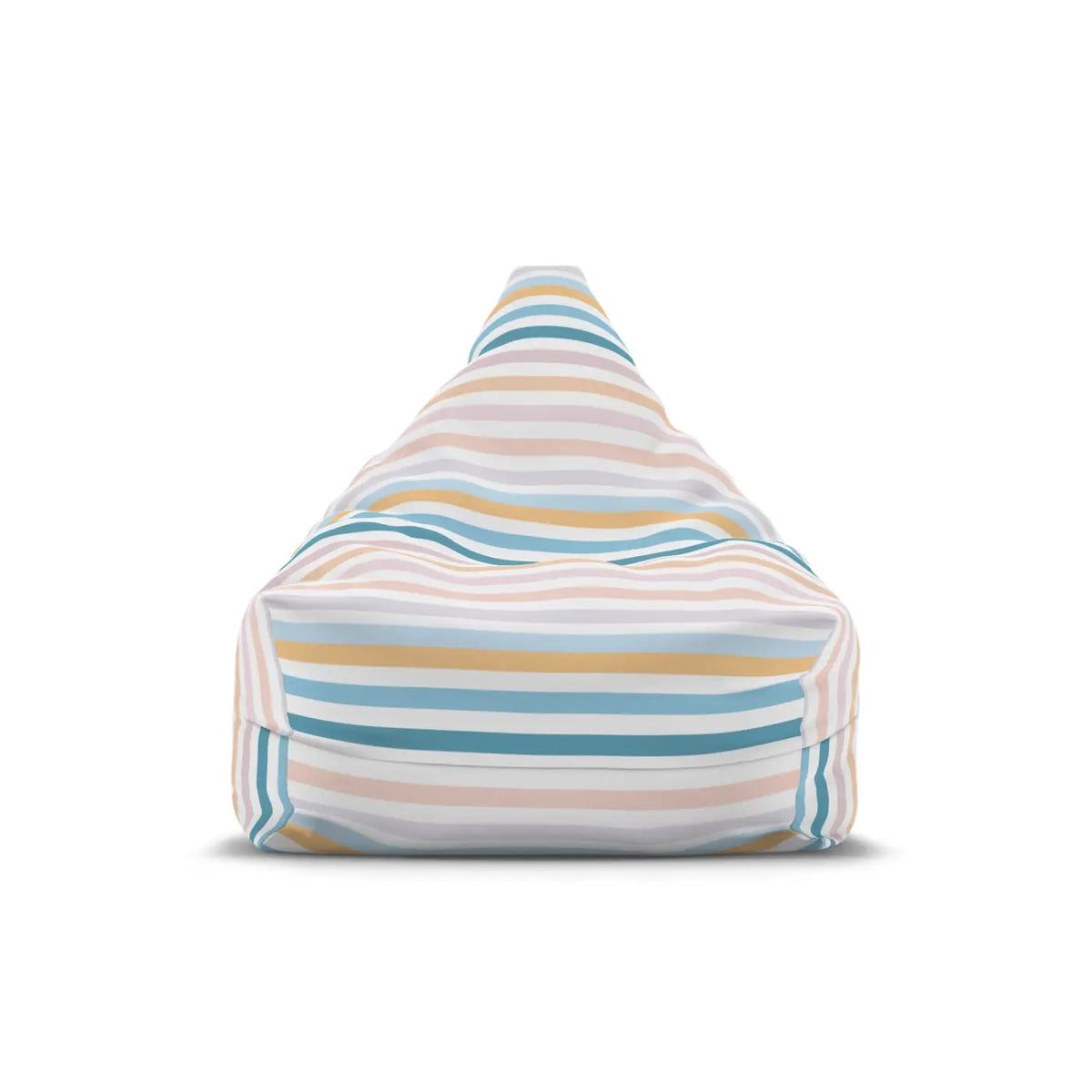 DipaliZ Bean Bag Covers Pastel Stripes Durable Fabric