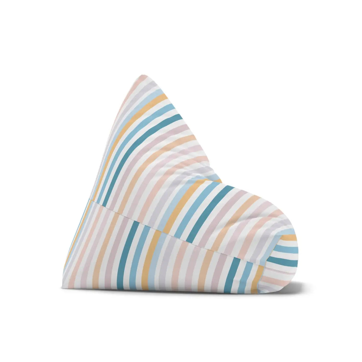 DipaliZ Bean Bag Covers Pastel Stripes Durable Fabric