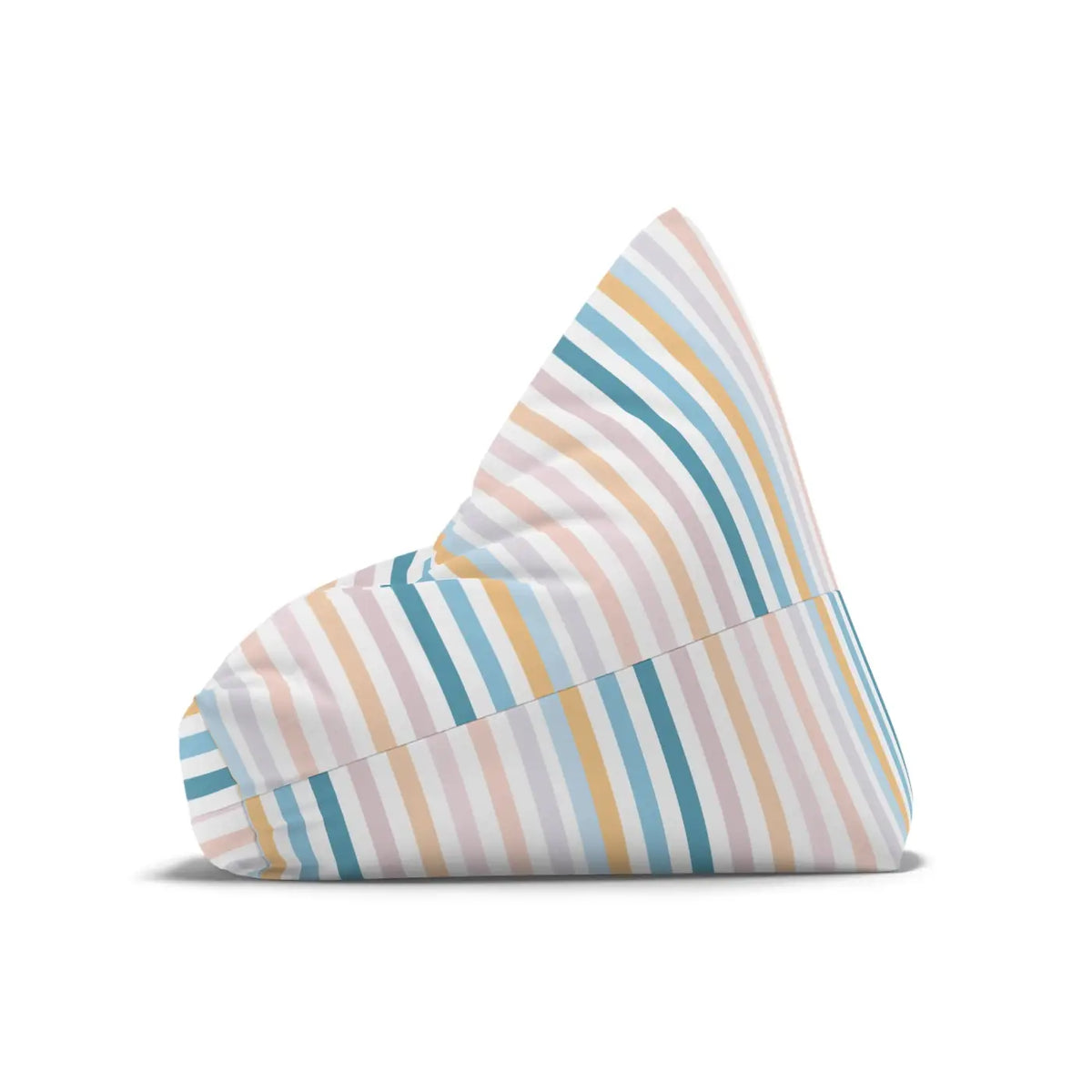 DipaliZ Bean Bag Covers Pastel Stripes Durable Fabric
