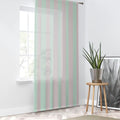 DipaliZ Curtains Pink Stripes Pastel Teal Polyester