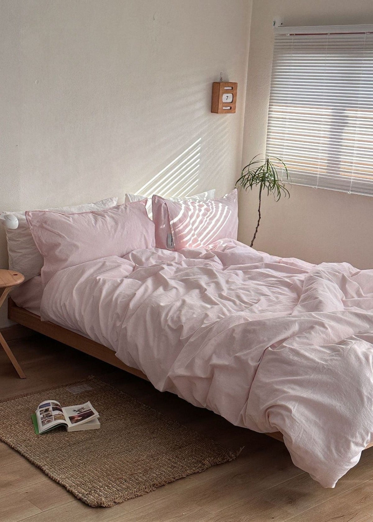Light Pink Duvet Cover Set