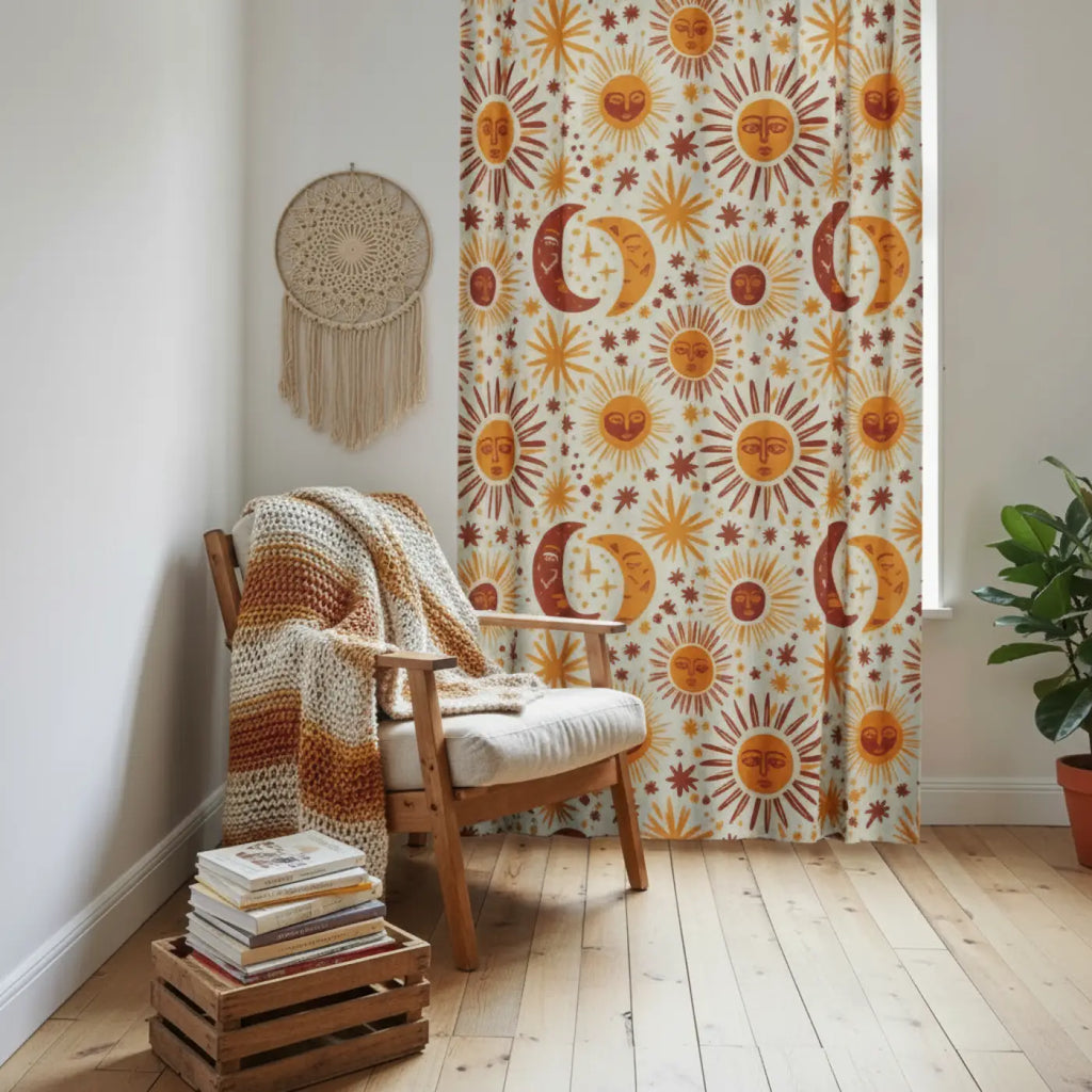 DipaliZ Celestial Glow Sheer Curtain Panel – 50x84 Poly