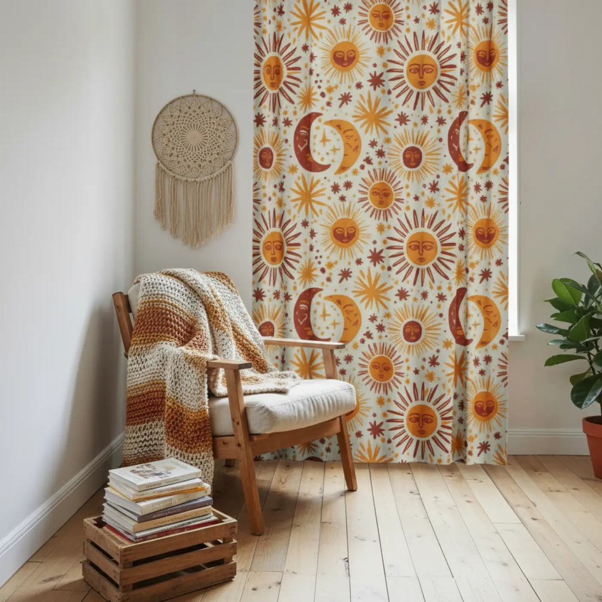 DipaliZ Celestial Glow Sheer Curtain Panel – 50x84 Poly