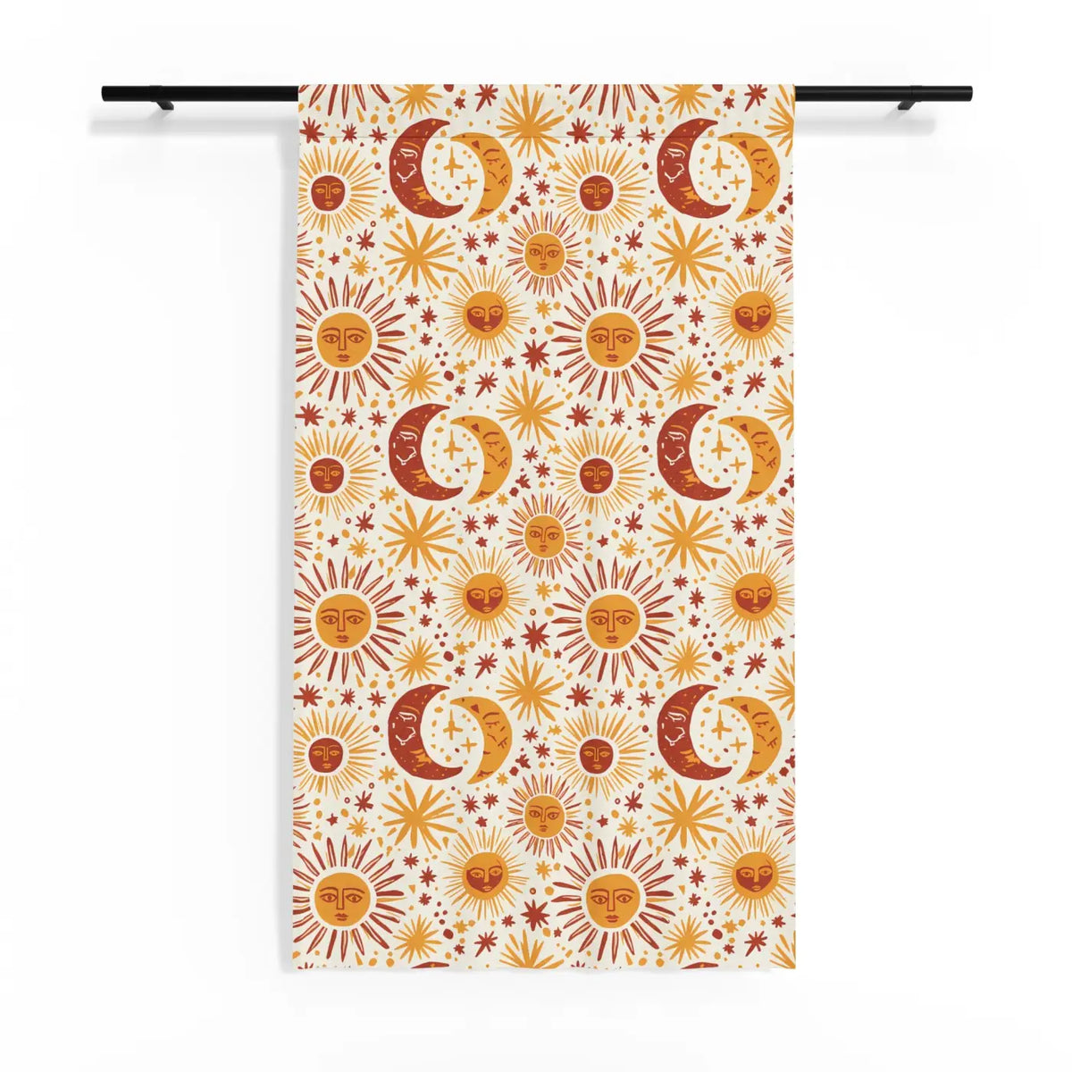 DipaliZ Celestial Glow Sheer Curtain Panel – 50x84 Poly